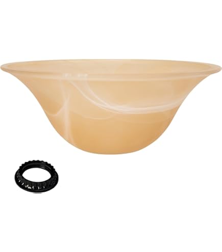 Glass Lamp Shade Replacement for Torchiere Floor Lamps，Lamp Shade